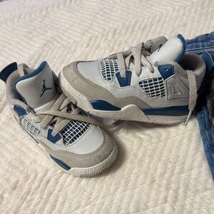 Jordan Kids' Sneakers in Gray and Blue